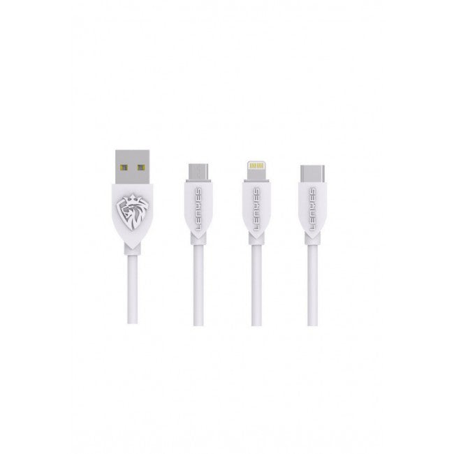 Lenyes LC768 3-in-1 Lightning, Micro USB, Type-C Data and Charging Cable Lenyes LC768 3-in-1 Lightning, Micro USB, Type-C Data and Charging Cable